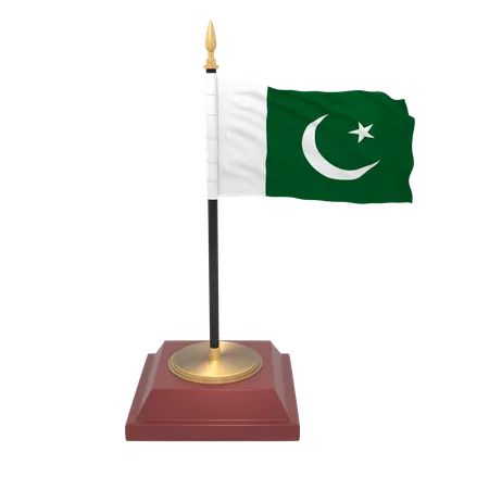 Drapeau pakistanais  3D Icon