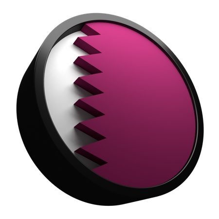 Drapeau du qatar  3D Flag