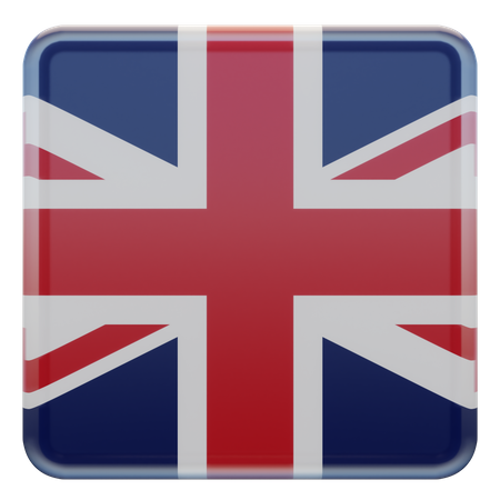 Drapeau du royaume-uni  3D Flag