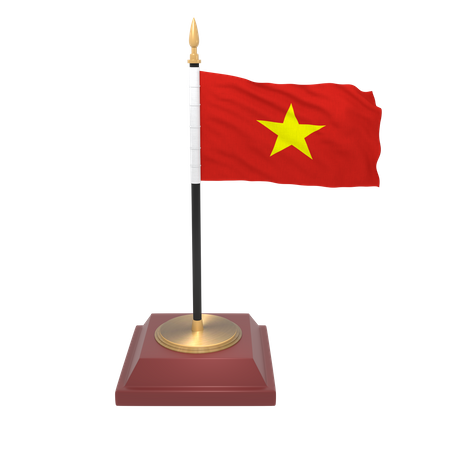 Drapeau vietnamien  3D Icon