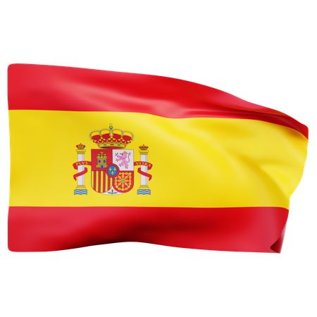 Drapeau de l'espagne  3D Icon