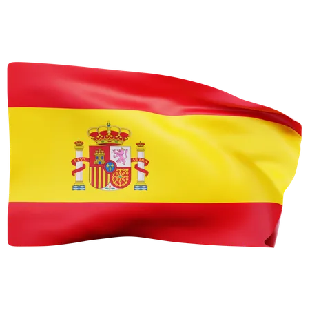 Drapeau de l'espagne  3D Icon