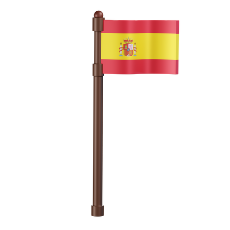 Drapeau de l'espagne  3D Icon