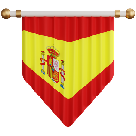 Drapeau de l'espagne  3D Icon