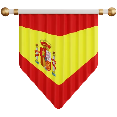 Drapeau de l'espagne  3D Icon