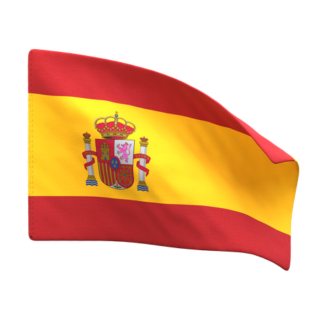 Drapeau de l'espagne  3D Icon