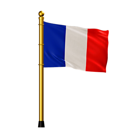 Drapeau France  3D Icon
