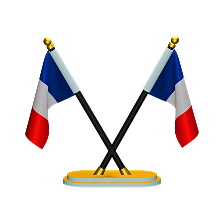 Drapeau France  3D Icon