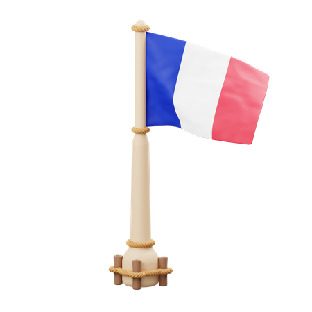 Drapeau France  3D Icon