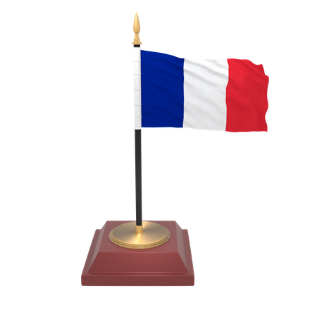 Drapeau France  3D Icon