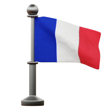 Drapeau France  3D Icon