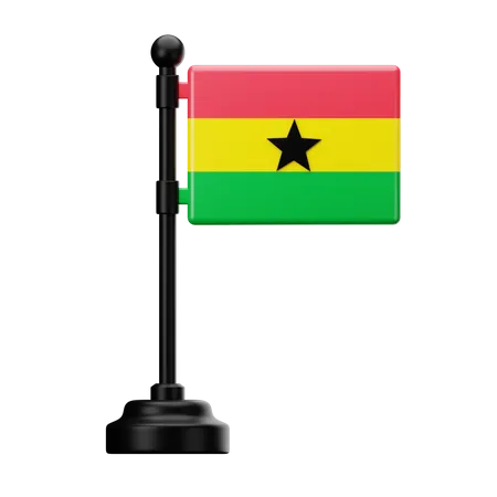 Drapeau du Ghana  3D Icon