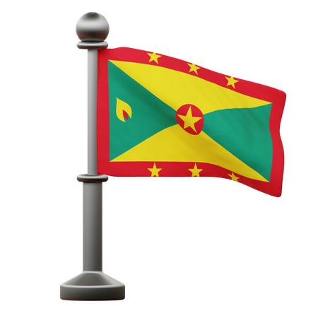 Drapeau ramifié  3D Icon