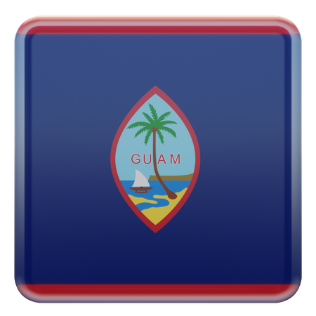 Drapeau de Guam  3D Flag