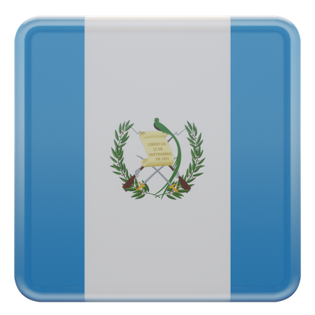 Drapeau du Guatemala  3D Flag