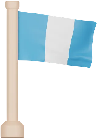 Drapeau du Guatemala  3D Icon