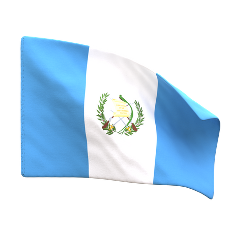 Drapeau du Guatemala  3D Icon