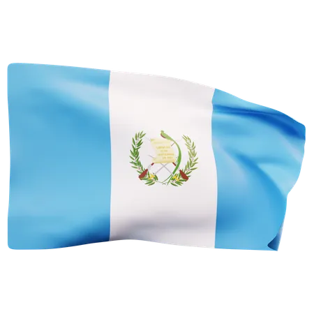 Drapeau du Guatemala  3D Icon