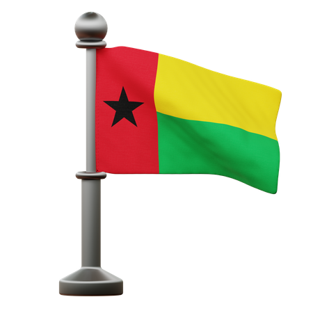 Drapeau de la guinée bissau  3D Icon