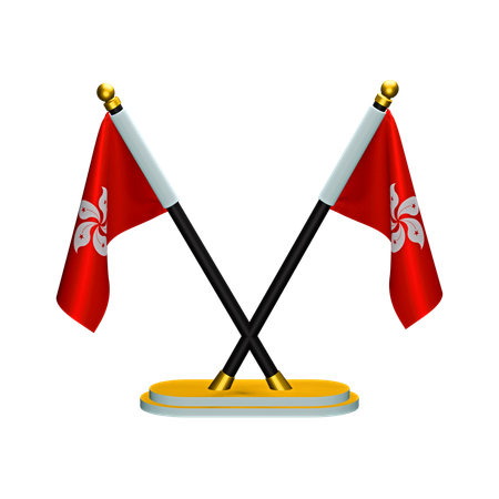 Drapeau de Hong Kong  3D Icon