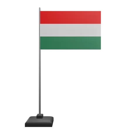 Drapeau de la Hongrie  3D Icon