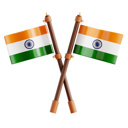 Drapeau Inde  3D Icon