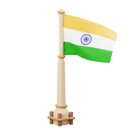 Drapeau Inde  3D Icon