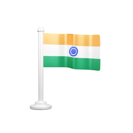 Drapeau indien  3D Icon