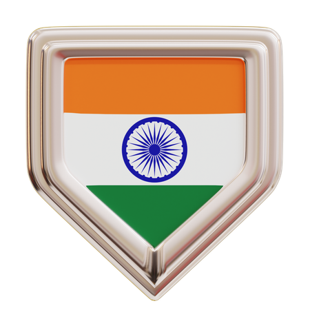 Drapeau indien  3D Icon