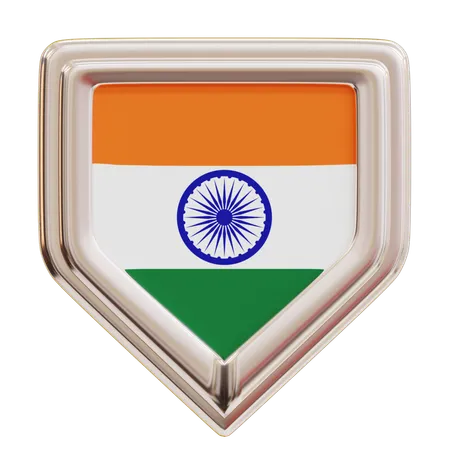 Drapeau indien  3D Icon