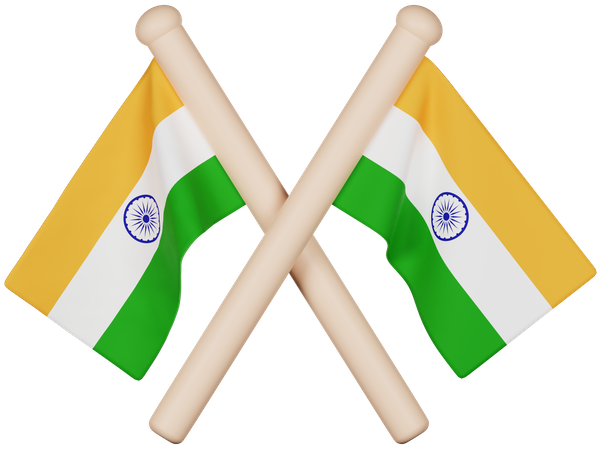 Drapeau indien  3D Icon