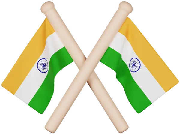 Drapeau indien  3D Icon