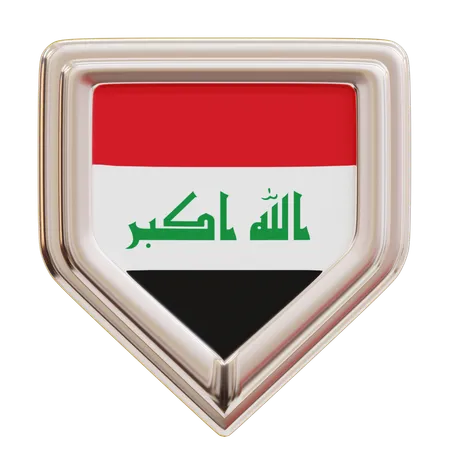 Drapeau de l'Irak  3D Icon