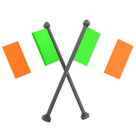 Drapeau irlandais  3D Icon