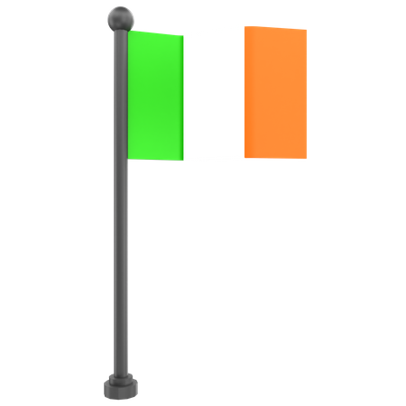 Drapeau irlandais  3D Icon