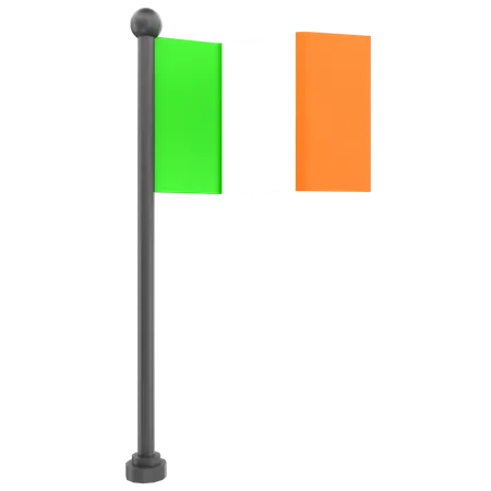 Drapeau irlandais  3D Icon