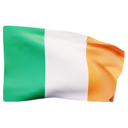 Drapeau de l'Irlande  3D Icon