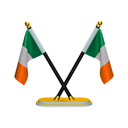 Drapeau de l'Irlande  3D Icon