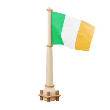 Drapeau de l'Irlande  3D Icon