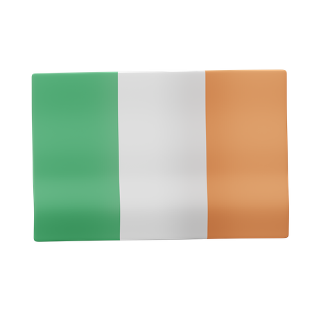 Drapeau de l'Irlande  3D Icon