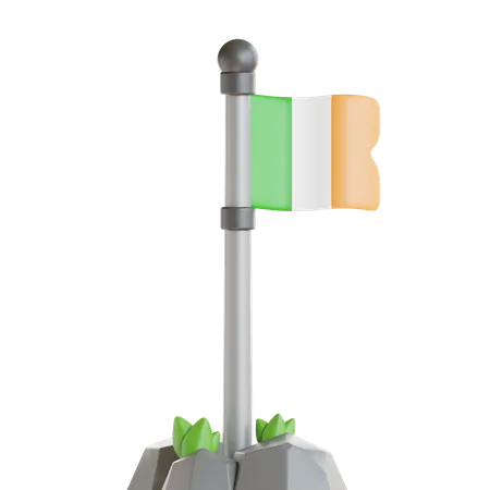 Drapeau de l'Irlande  3D Icon