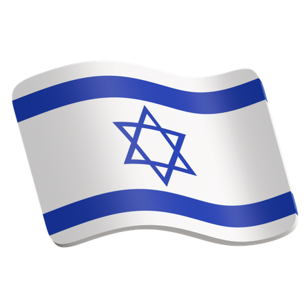 Drapeau israélien  3D Icon