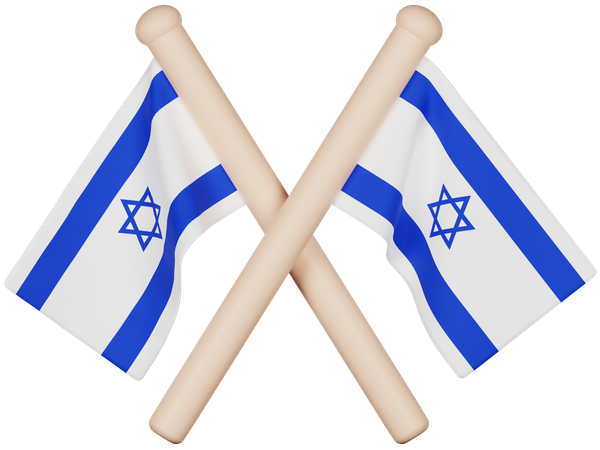 Drapeau israélien  3D Icon