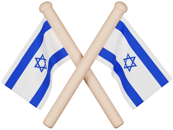 Drapeau israélien  3D Icon