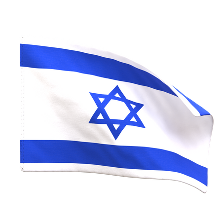 Drapeau israélien  3D Icon