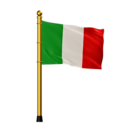 Drapeau italien  3D Icon