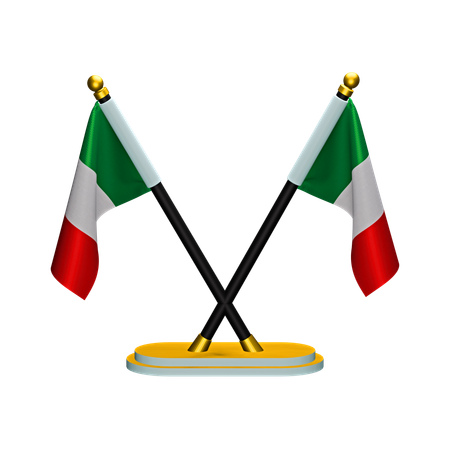 Drapeau italien  3D Icon