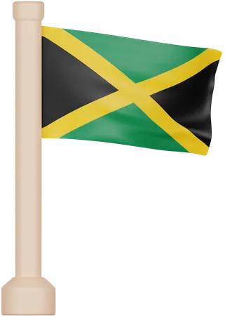 Drapeau de la Jamaïque  3D Icon