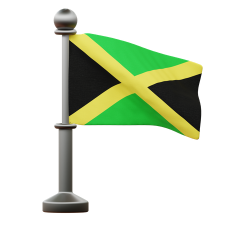 Drapeau de la Jamaïque  3D Icon