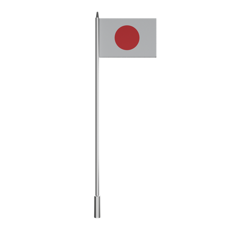 Drapeau du japon  3D Icon